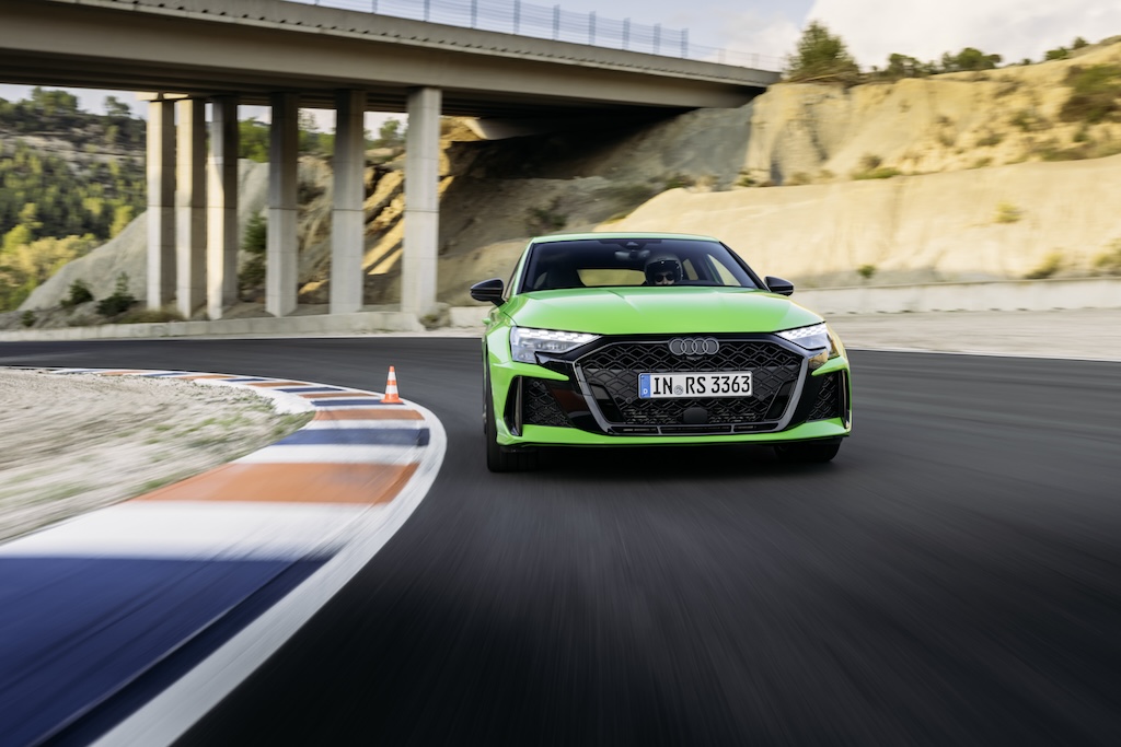 Audi RS 3 leverer køreglæde på højeste niveau
(Foto: Audi Sport)